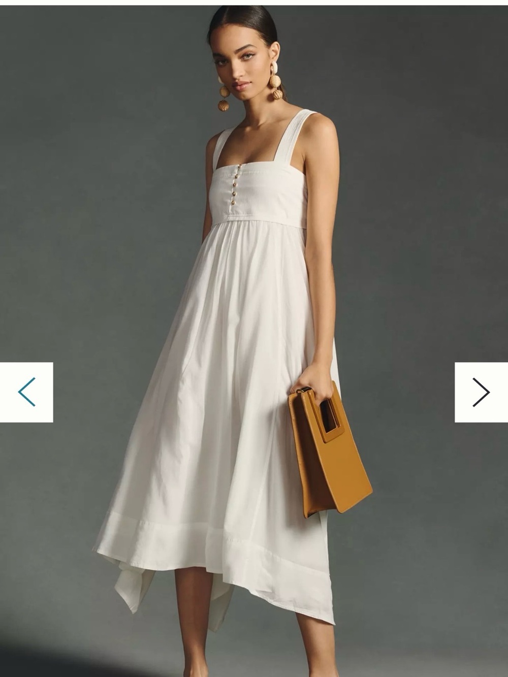 Pilcro Asymmetrical Babydoll Dress